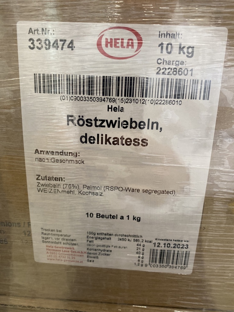 Röstzwiebel (10 x 1kg)