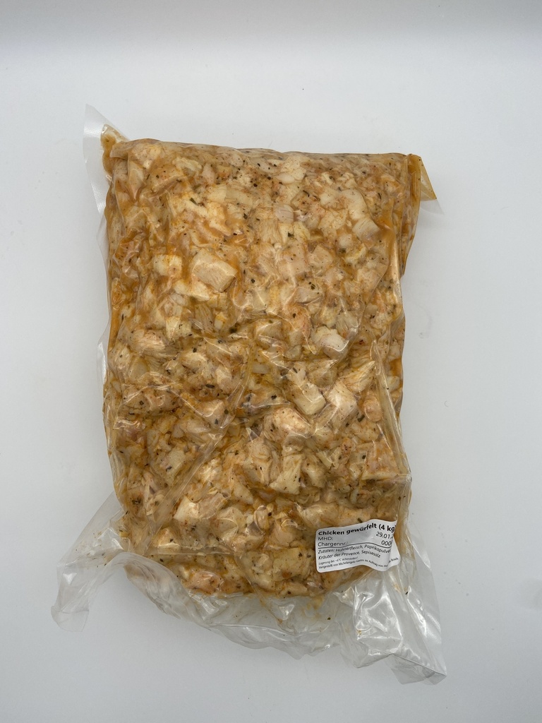 Chicken Honu gewürfelt (4kg)