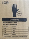 [L] Nitrile Handschuhe Schwarz (1.000 Stk.)